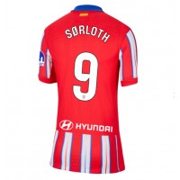 Camiseta Atletico Madrid Alexander Sorloth #9 Primera Equipación para mujer 2024-25 manga corta